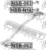 NISSA 3455750J00 Bush, selector-/shift rod